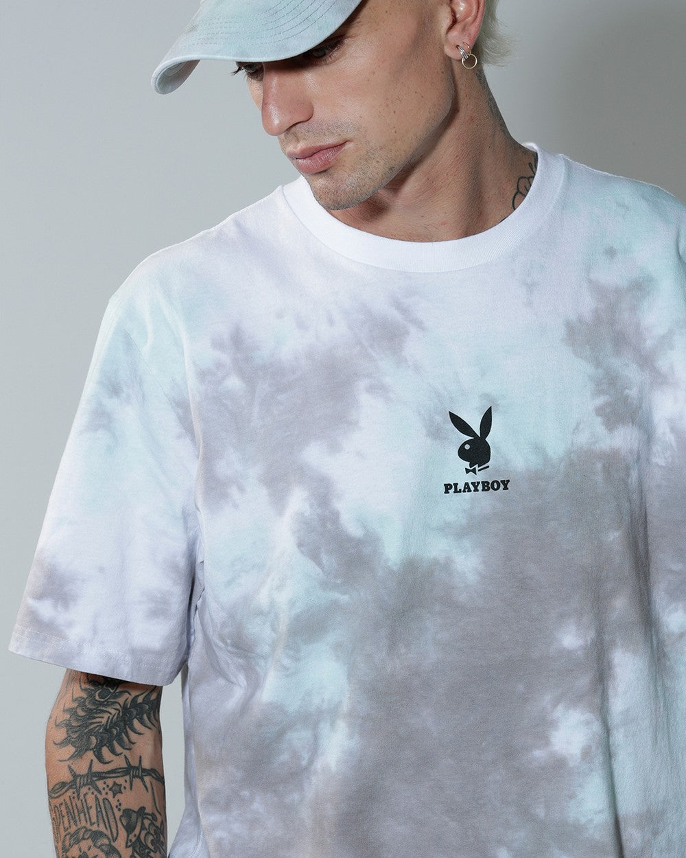 Playboy Tie Dye Bunny Mint Tee