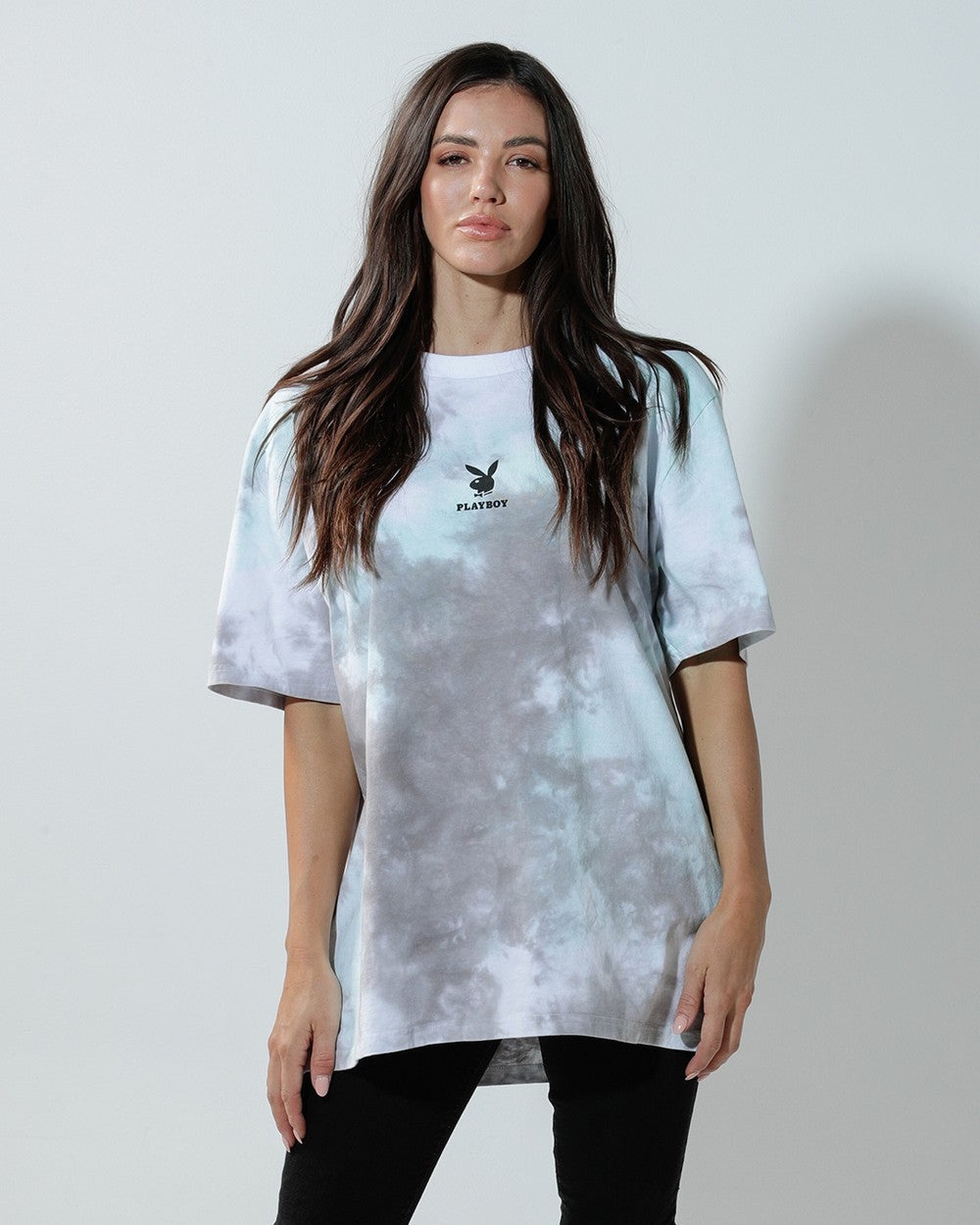 Playboy Tie Dye Bunny Mint Tee